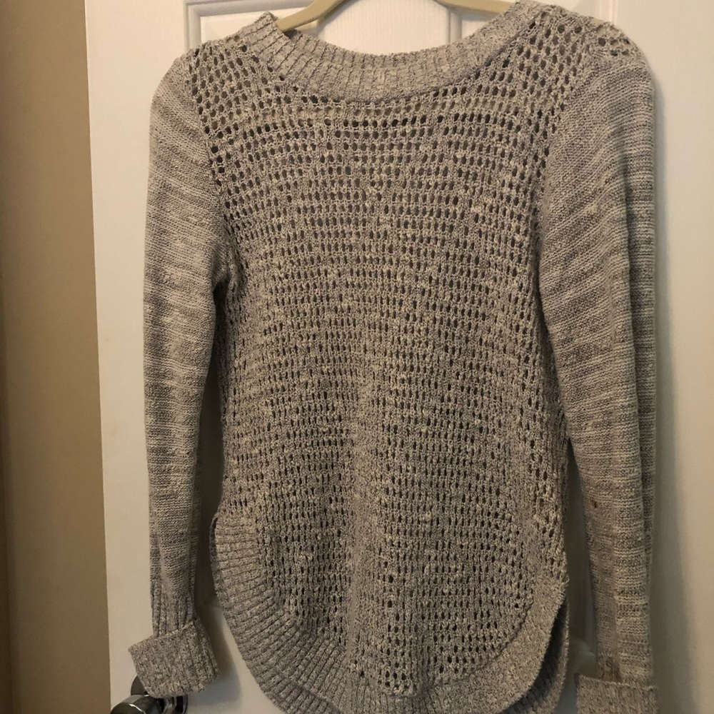 Gray sweater